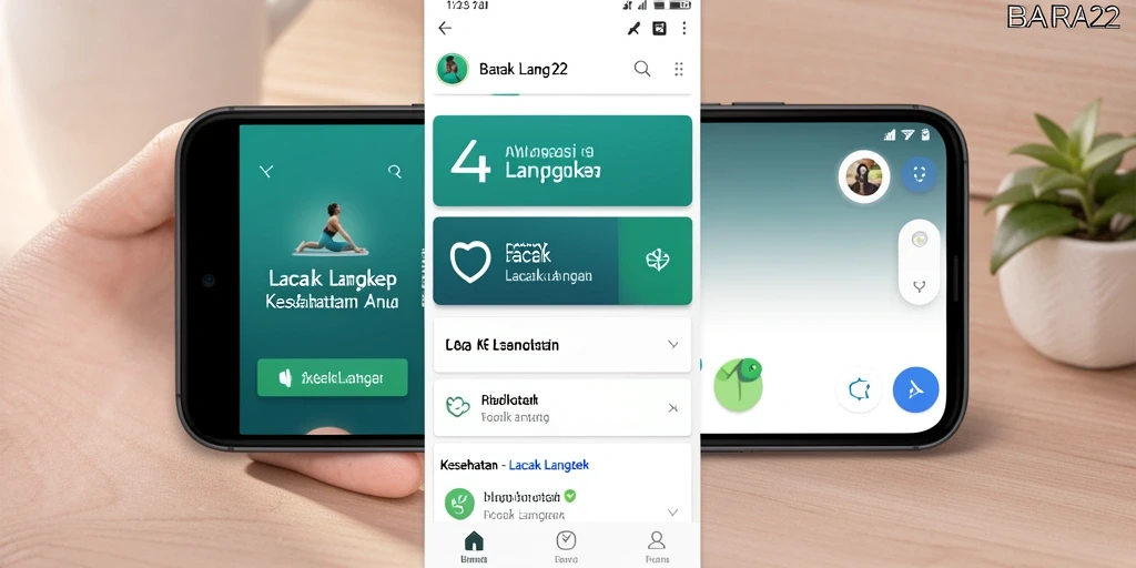 Tampilan antarmuka BARA22 yang menarik dan informatif.